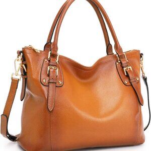Leather Handbags Tote Shoulder Bag for Woman Satchel Designer Purse Top Handles